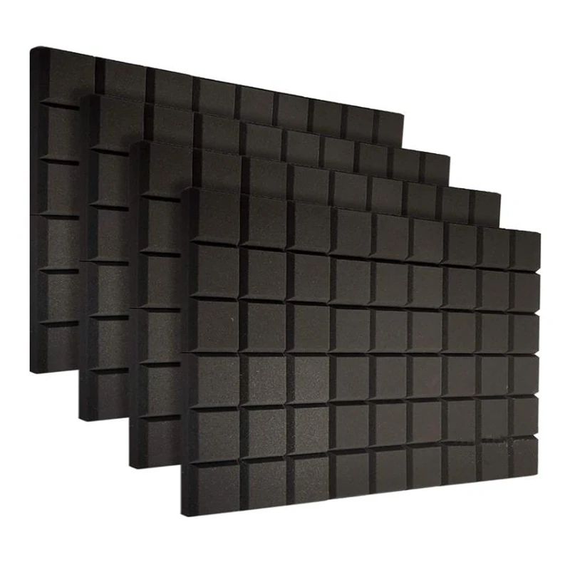 

24 Pcs Acoustic Foam Panels,Sound Insulation Foam,Acoustic Panel Wedges,Sound Insulation,9 Square Design,5X 30X 30Cm