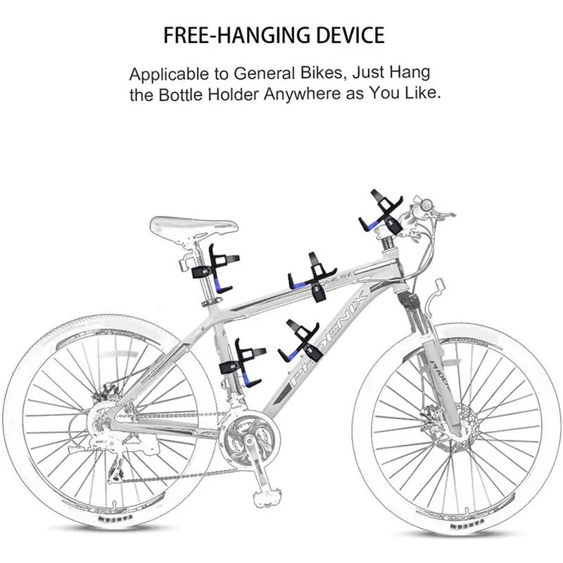 bicycle bottle holder quick release bottle cage water cup holder 360 degree beverage hanger flask holder mtb bike accessories free global shipping
