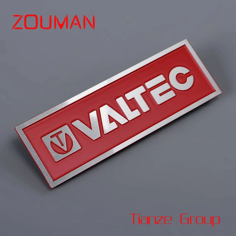 

Custom , Customized Aluminum Metal logo sticker