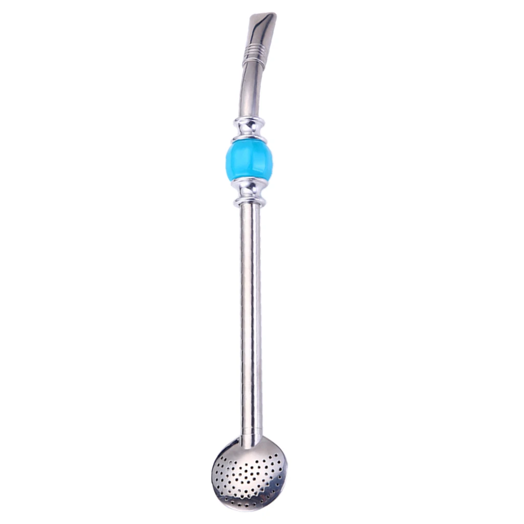 

21cm Spoon Tea Filter Filter Strainer Reusable Straws Strainer