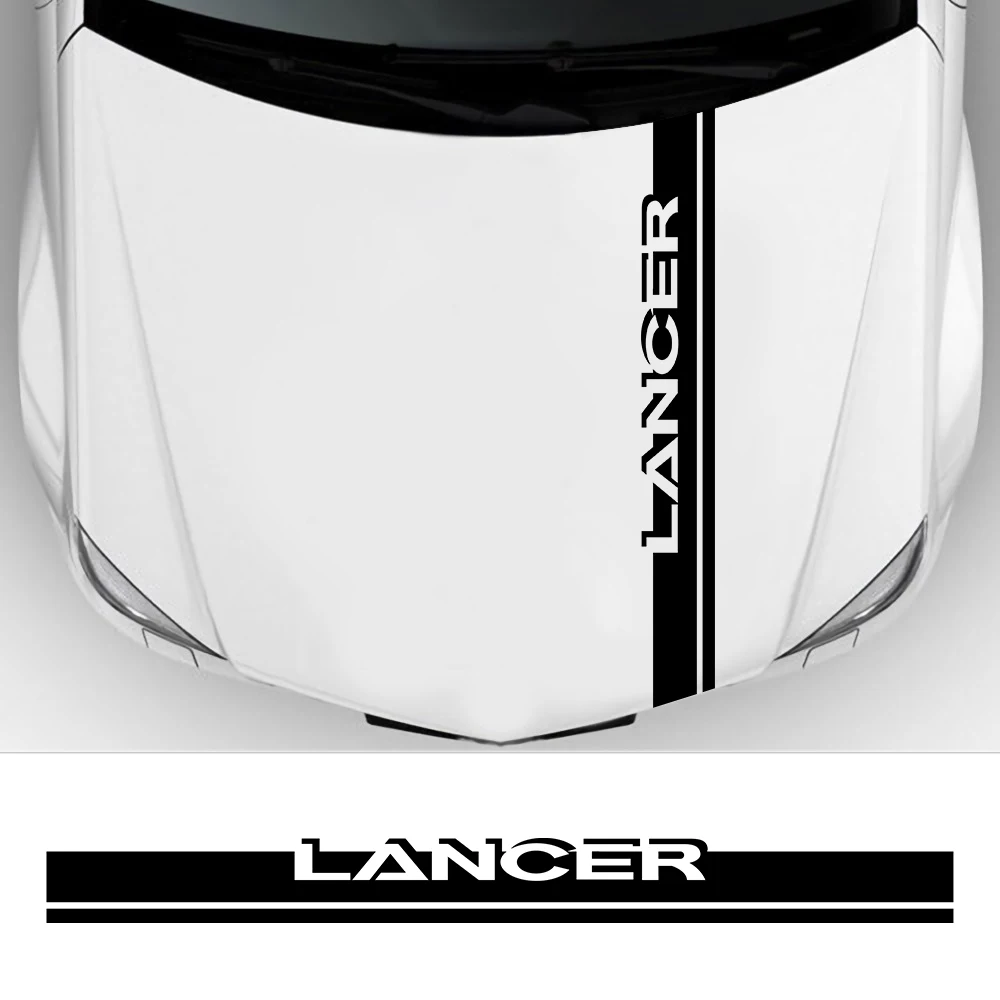 Наклейки виниловые в полоску для Mitsubishi Lancer 10 3 9 | Автомобили и мотоциклы