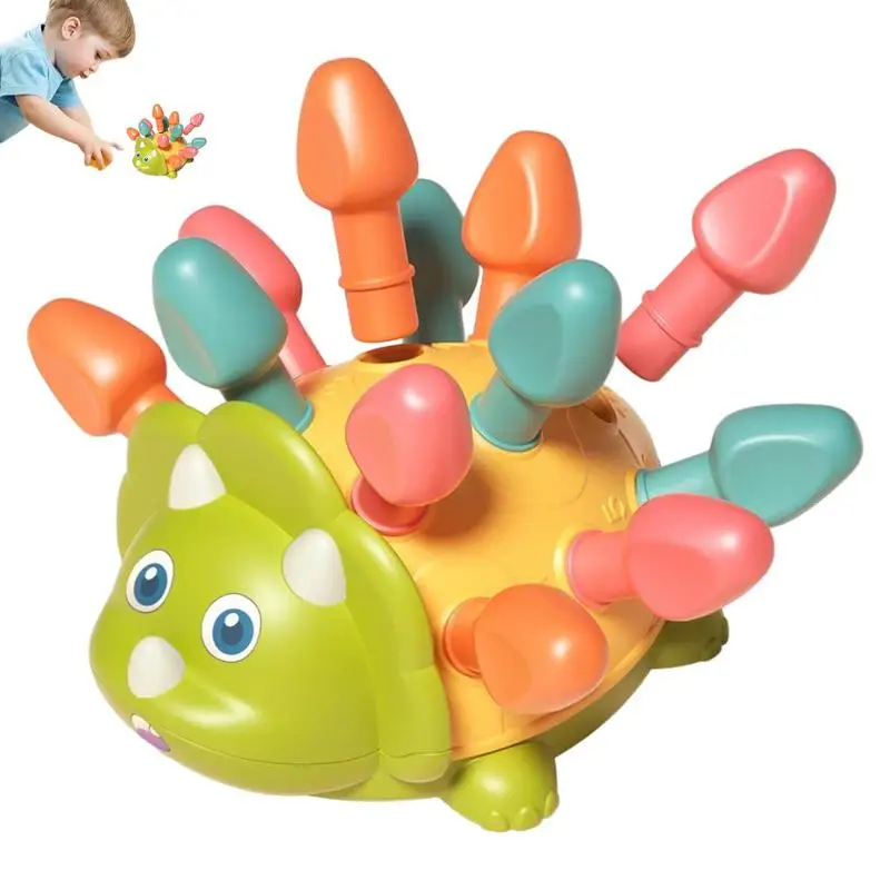 

Toddler Montessori Toys Adorable Dinosaur Montessori Toys For Fine Motor Skills Developmental Learning Sorting Sensory Toys For
