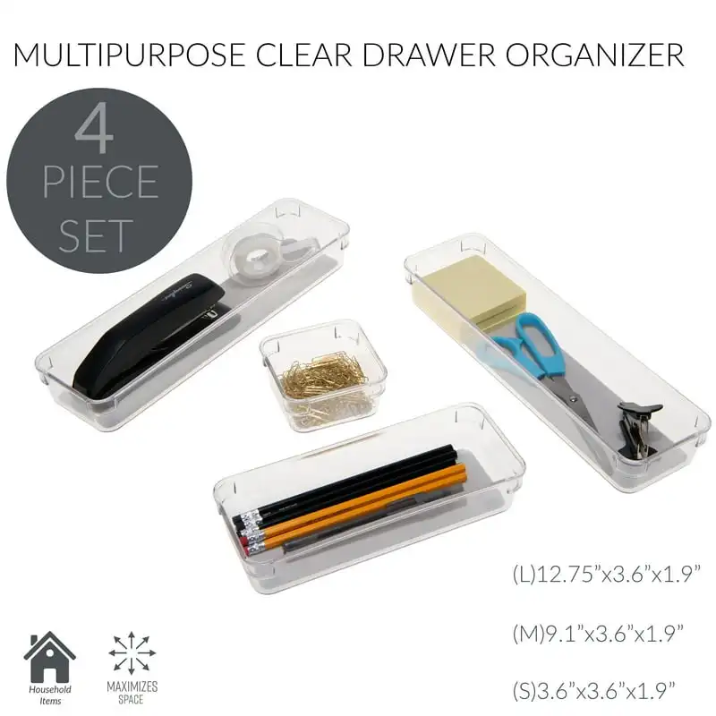 

Многофункциональные прозрачные ящики-органайзеры