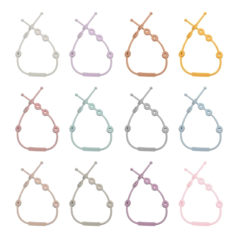 

Силиконовая Регулируемая Цепочка-держатель для соски-пустышки, G2AE