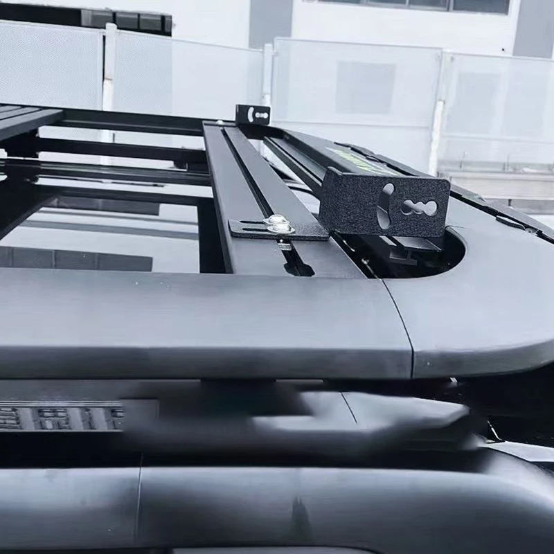 Фото Кронштейн для прожектора на крышу Nissan Patrol Y60, 1 пара, из утолщенной марганцевой стали, для багажника Safari №5