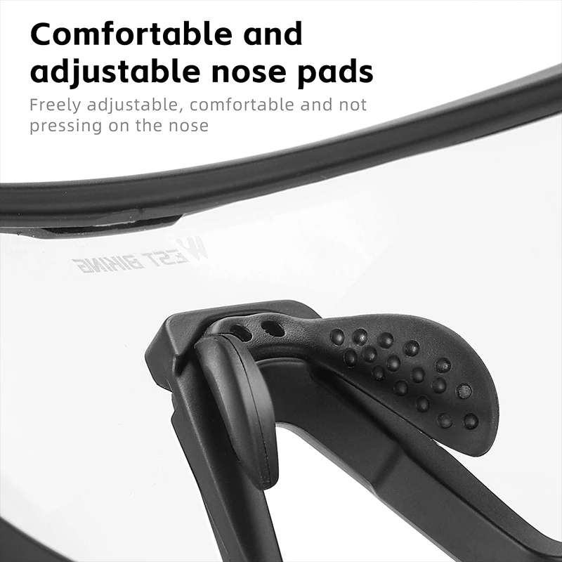 Фотохромные велосипедные очки UV400 разноцветные солнцезащитные для дорожного