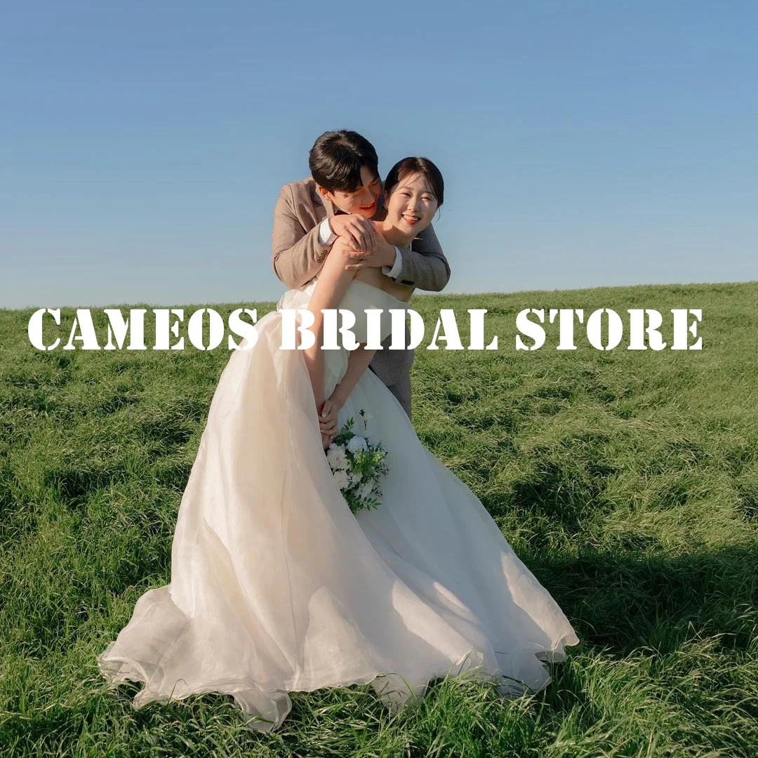 Женское свадебное платье-корсет без бретелек из органзы