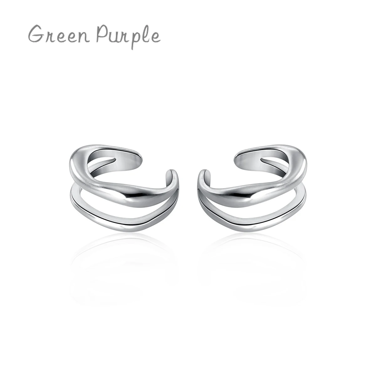 

Rela 925 Sterling Silver Irregular Geometric Lines Clip Earrings For Women Fashion Design Without Piercing Earrings Jewelry 1768
