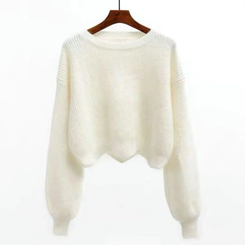 Женский вязаный свитер с длинными рукавами тонкие пуловеры элегантные женские