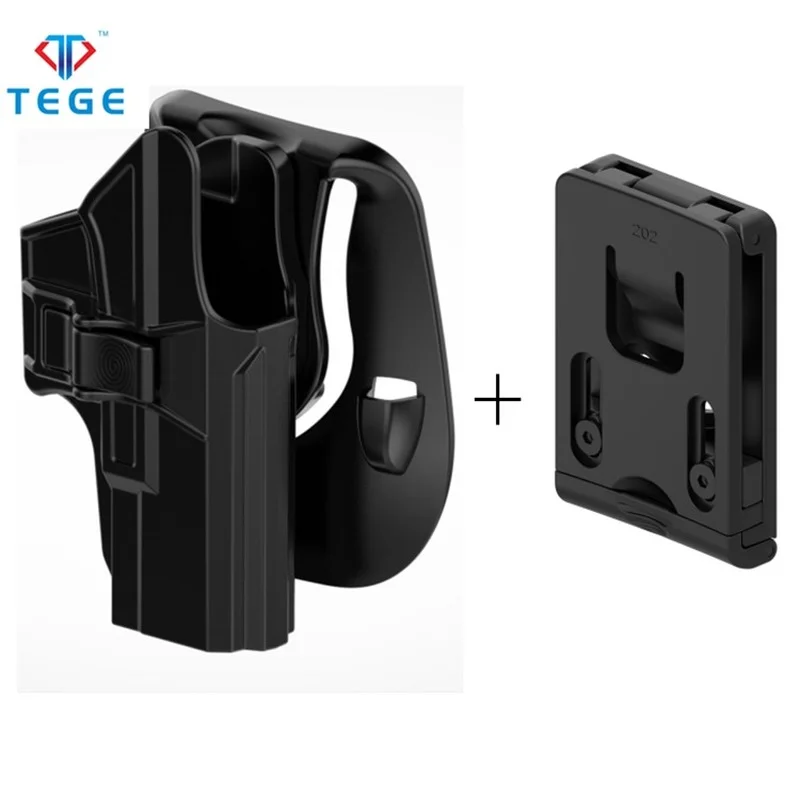 Adjustable Durable Glock Gun Holster For Glock 19 23 32 Tactical Concealed Carry Quick Release Polymer Pistol Holster Bag