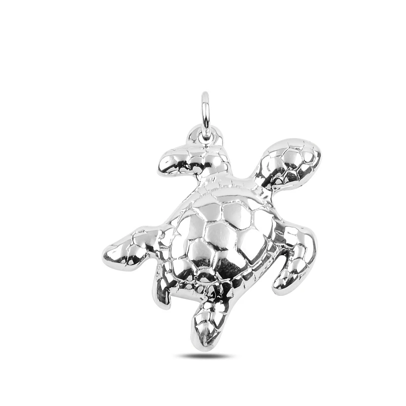 

Silver 925 Sterling Sea Turtle Electroform Pendant