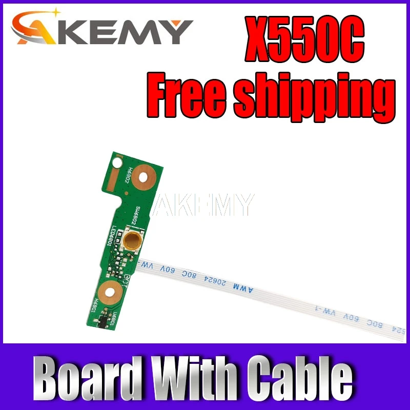 

Для Asus X550 X550V X550C X550CC X550CA X550VC X550VB X550IU X550I A550v панель кнопки питания с кабелем полностью протестирована Бесплатная доставка