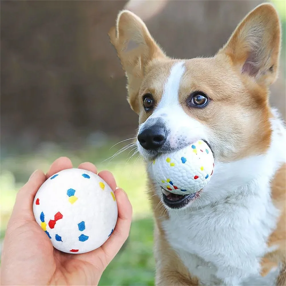 

Игрушечный мяч для домашних животных, тренировочный интерактивный мяч, устойчивый к укусам, эластичный мяч, плюшевый мяч для маленьких и средних собак, мяч для смешивания скуки и игр