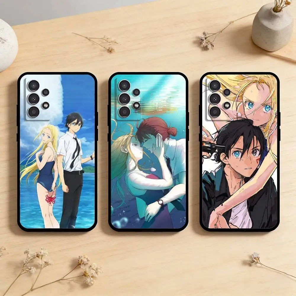 Фото Чехол для телефона AAA S-Shinpei x U-Ushio для Samsung Galaxy A73, A72, A71, A70, A53, A52, A51 и других моделей, мягкий черный чехол №1