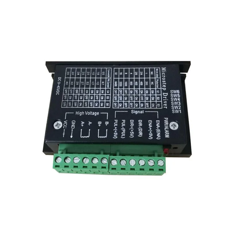 TB6600 28/35/39/42/ Драйвер шагового двигателя 32 подразделения 4A DC:9-40 В постоянного тока