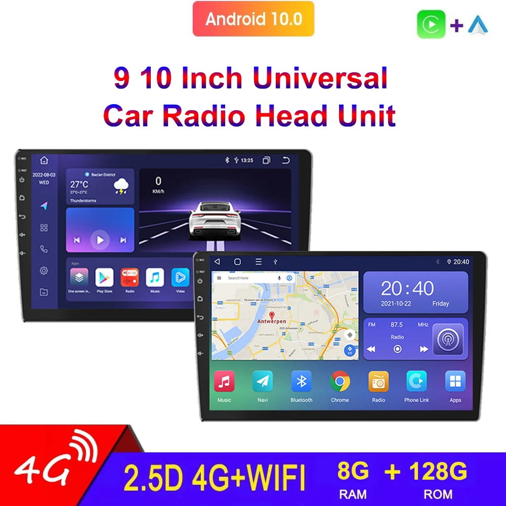 

2 Din Android Car Radio Multimedia Player Universal Auto Stereo GPS Navigation For Ford Honda Buick VW Nissan Hyundai Kia Toyota