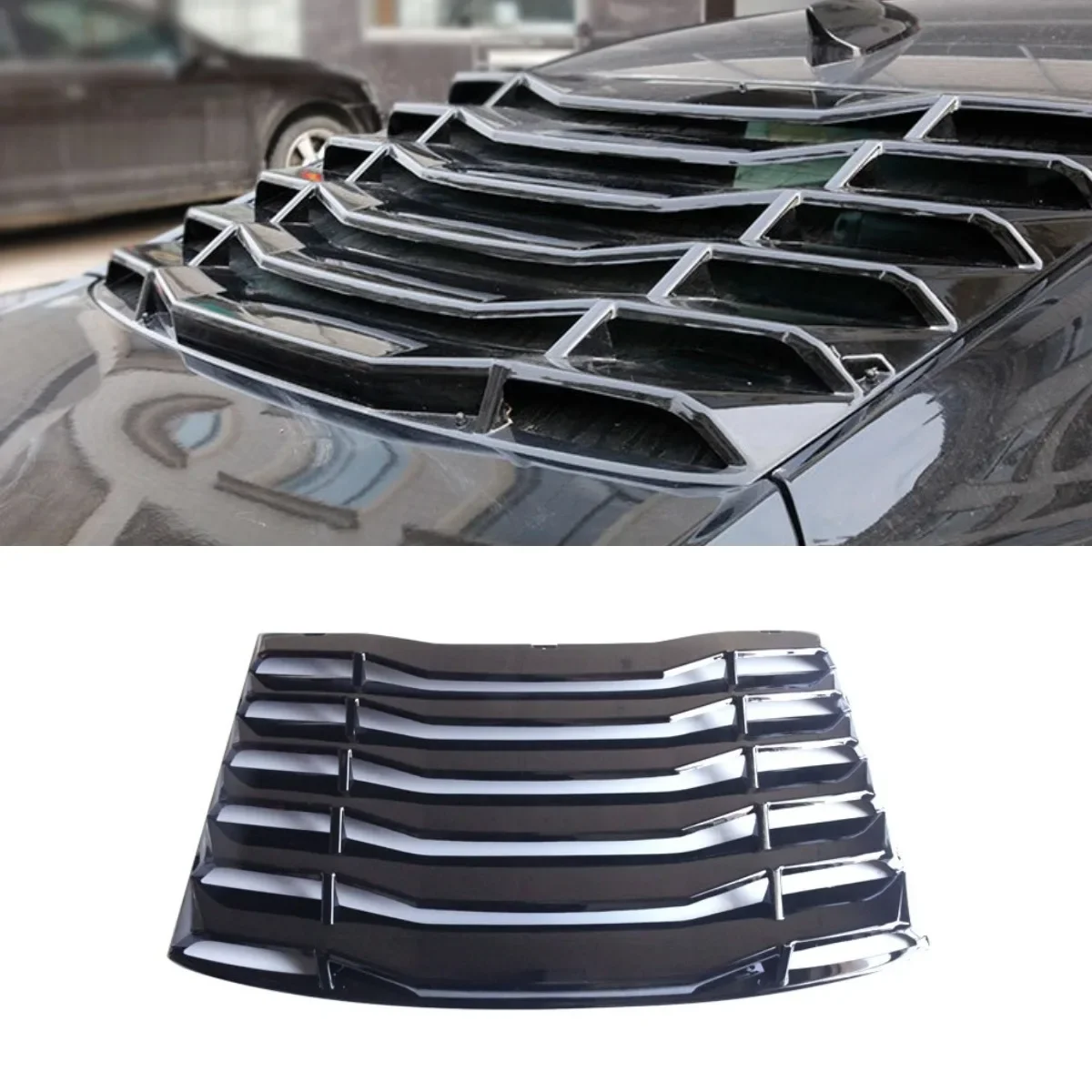 

Автомобильные жалюзи заднего стекла, декоративная панель жалюзи заднего стекла для Chevrolet Camaro 2016-2019, комплект кузова, автомобильные аксессуары