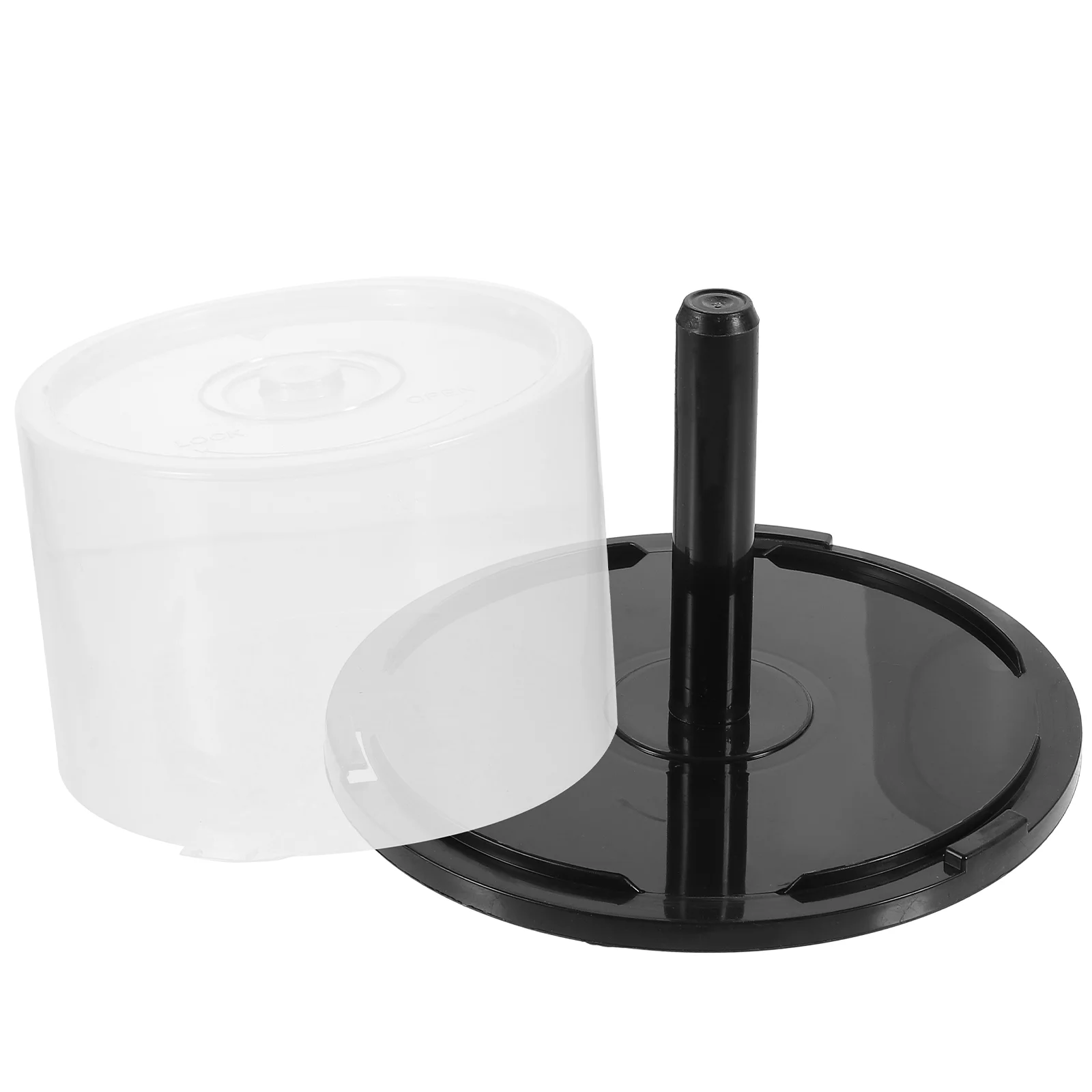 

2 pcs Empty CD Storage Bucket DVD Storage Holder Portable DVD Storage Containers