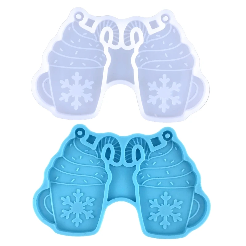 

Handmade Earrings Mold Ice Cream Shape Silicone Mold Fashion Jewelry Resin Casting Molds for Epoxy Earrings Charms Craft