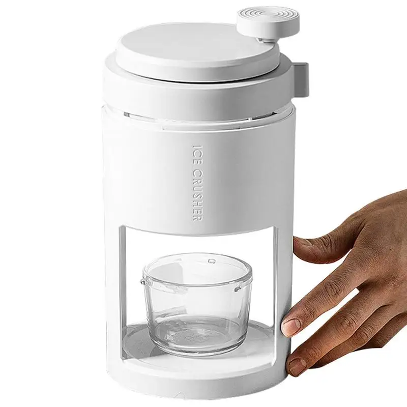 

Portable Shaved Ice Machine Manual Ice Crusher Snow Cone Machine Multifunction Ice Breaking Machine