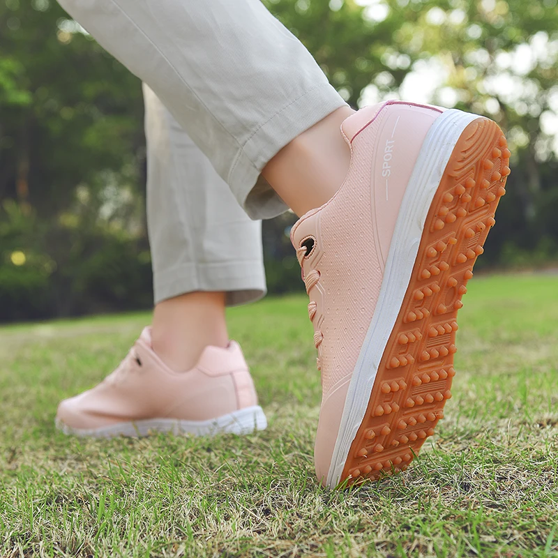 Golf Shoes Men's Nailless Golf Shoes Fashion Outdoor Comfortable Walking Shoes Men's Fitness Golfers Walking Shoes Men