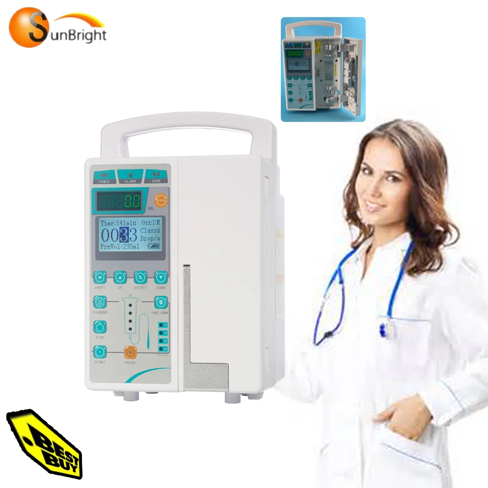 

Hospital Medical Equipment Portable Electric Intravenous adult Infusion Pump For Neonatal