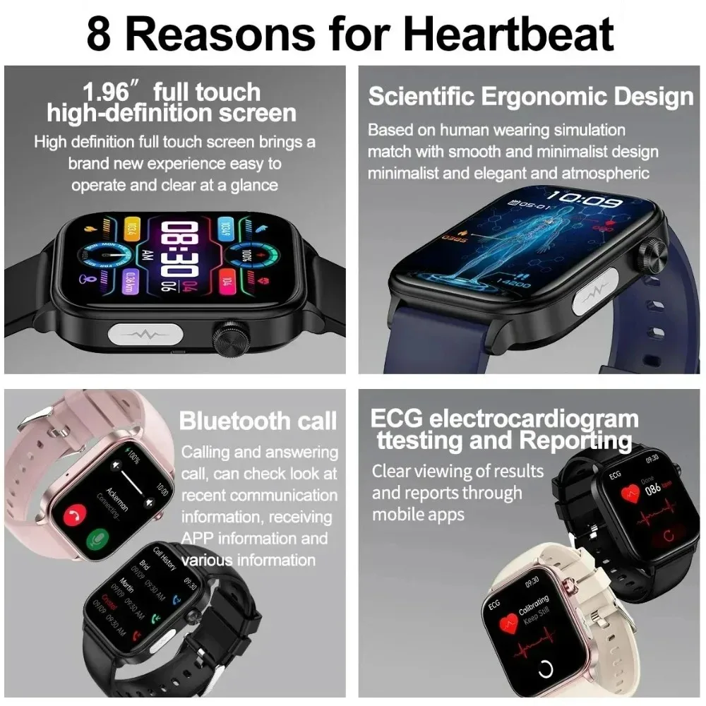 Фото 2026 Xiaomi Redmi Watch 6 Global Version: умные часы с функцией измерения уровня мочевой кислоты, мониторингом сердечного ритма и артериального давления, Bluetooth-звонками, для мужчин и женщин. №2