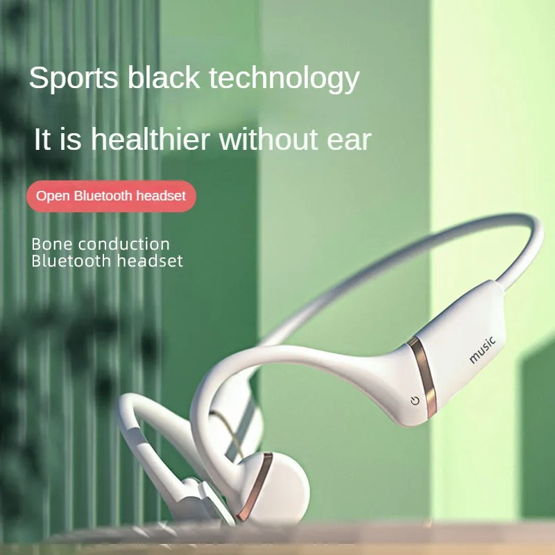 

Беспроводные спортивные Bluetooth-наушники второго поколения H12 с открытой костной проводимостью, наушники с шумоподавлением