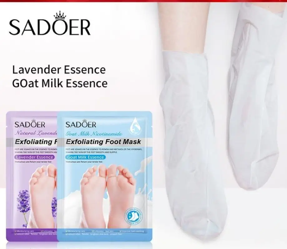 

2/5PCS Exfoliating Foot Mask Lavender Goat Milk Hydrates And Moisturizes Removes Dead Skin Nourishing ​Repair Softening Calluses