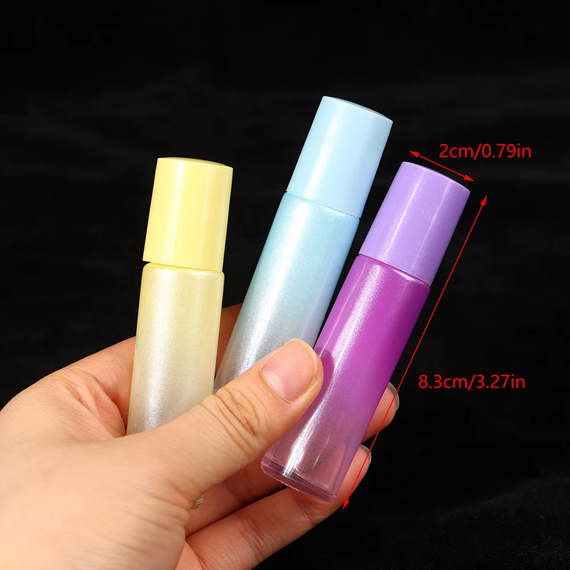 10 мл толстые стеклянные рулонные бутылки градиентного цвета пустая бутылка с