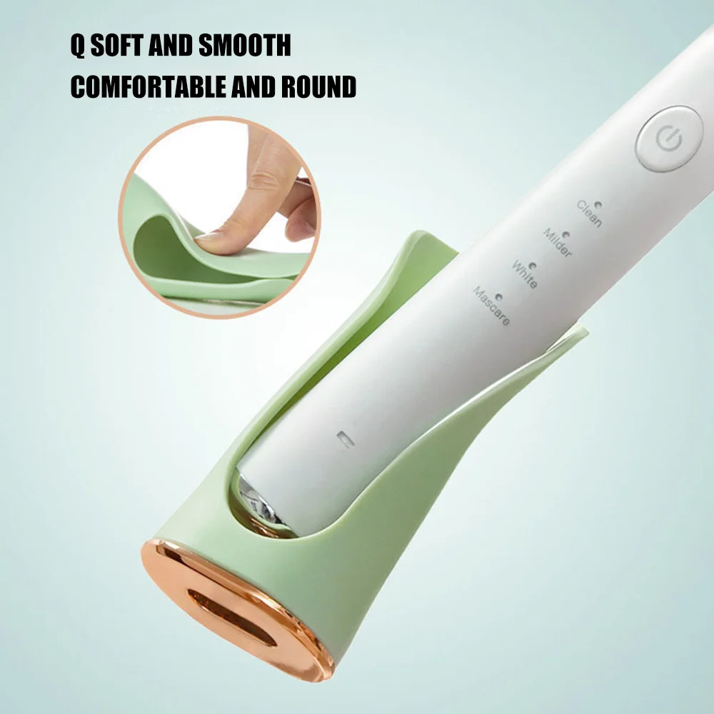 

Electric Toothbrush Wall Holder Hanging Punch Free Wall-Mounted Rack for Bath Bathroom Toothbrush Holder Storage Rack B88