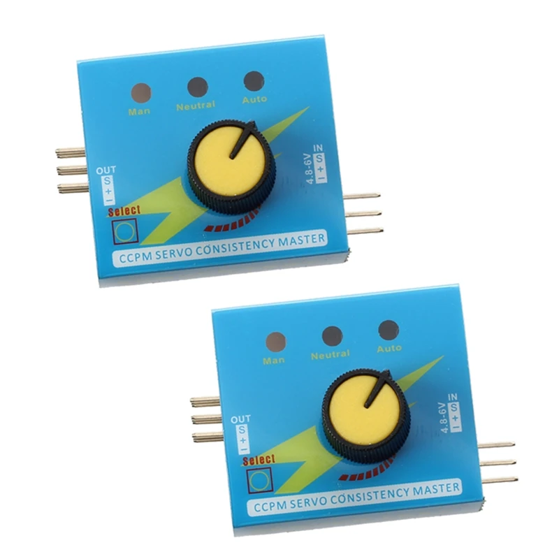 

2X Servo Tester CCPM Consistency Master Checker 3CH 4.8-6V