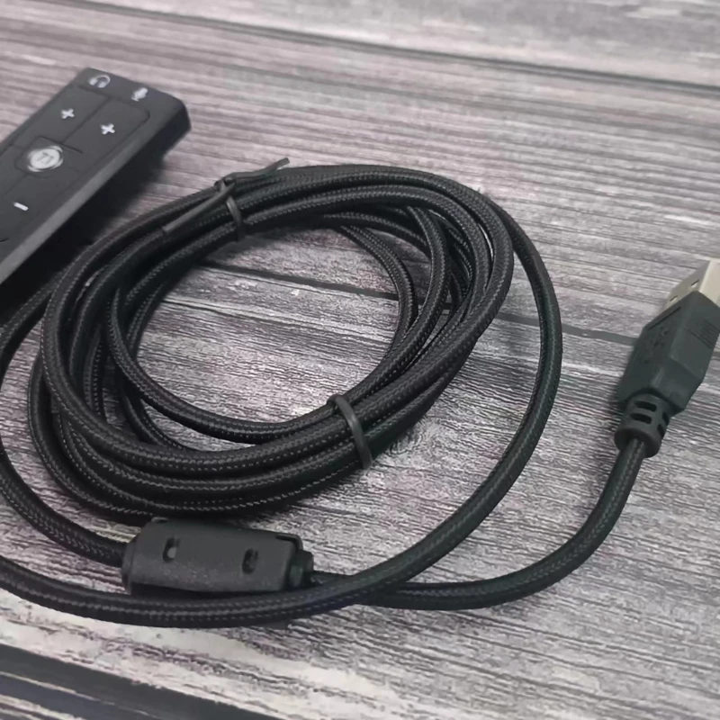 USB-адаптер M17B внешняя звуковая карта разъемы для наушников и микрофона 3 5 мм Cloud2 7 1