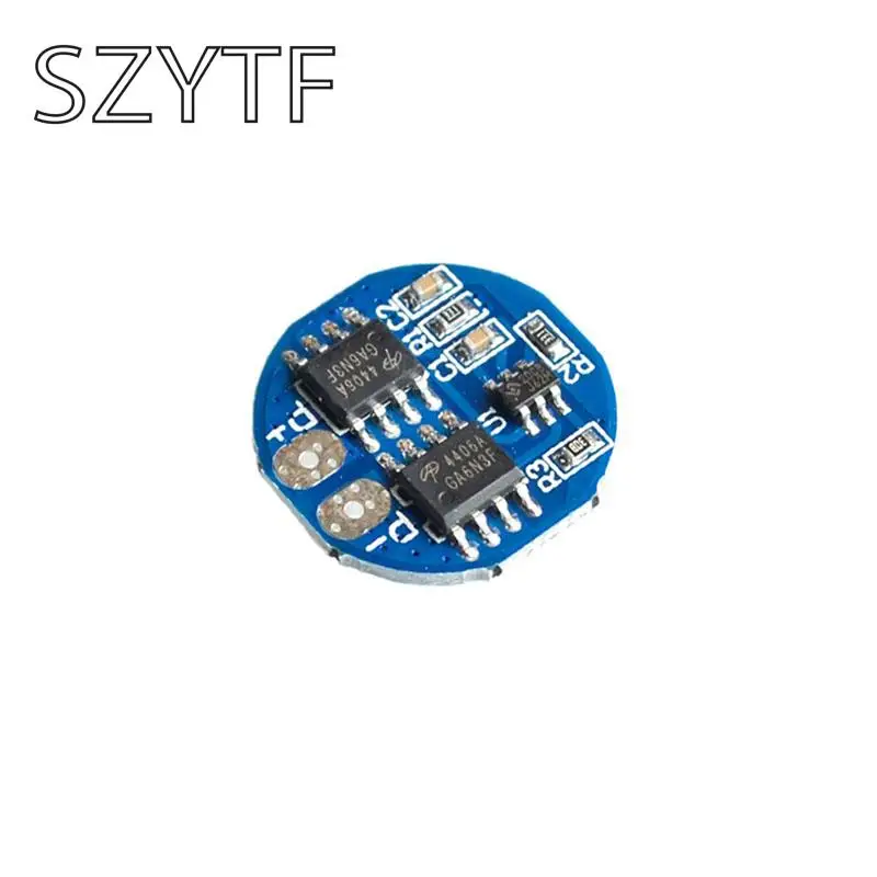 8.4V lithium battery protection board Round 7.4V over charge and over discharge protection 5A working current 7A current limit