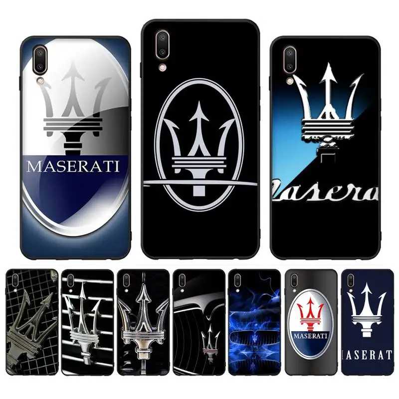 

Maserati Phone Case Case For Oppo Reno Realme C3 6Pro Cover For vivo Y91C Y17 Y19