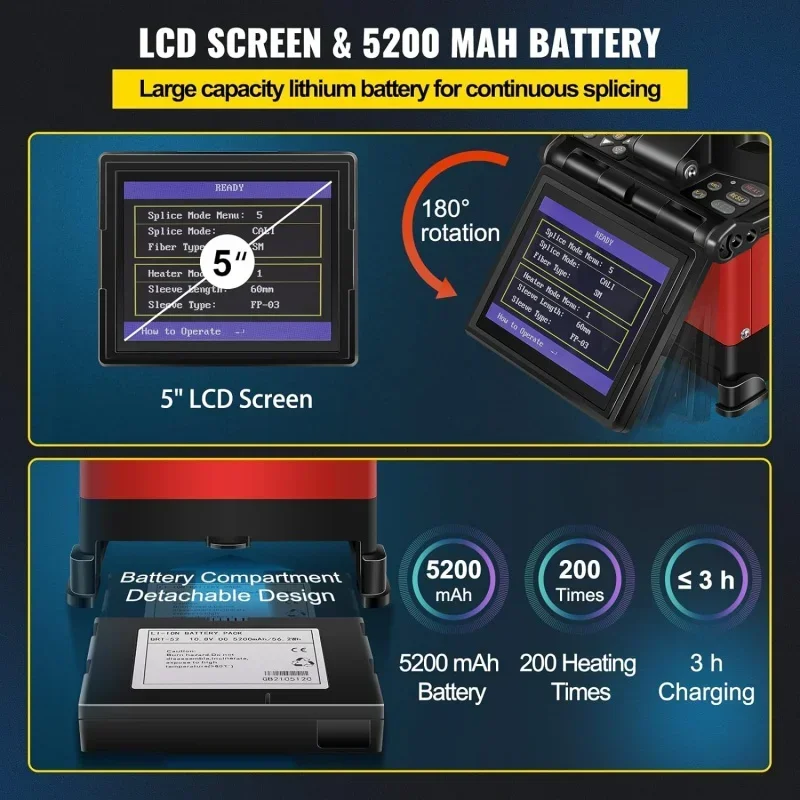 Устройство для термического сращивания Mophorn с автоматическим фокусом JW4108S FTTH