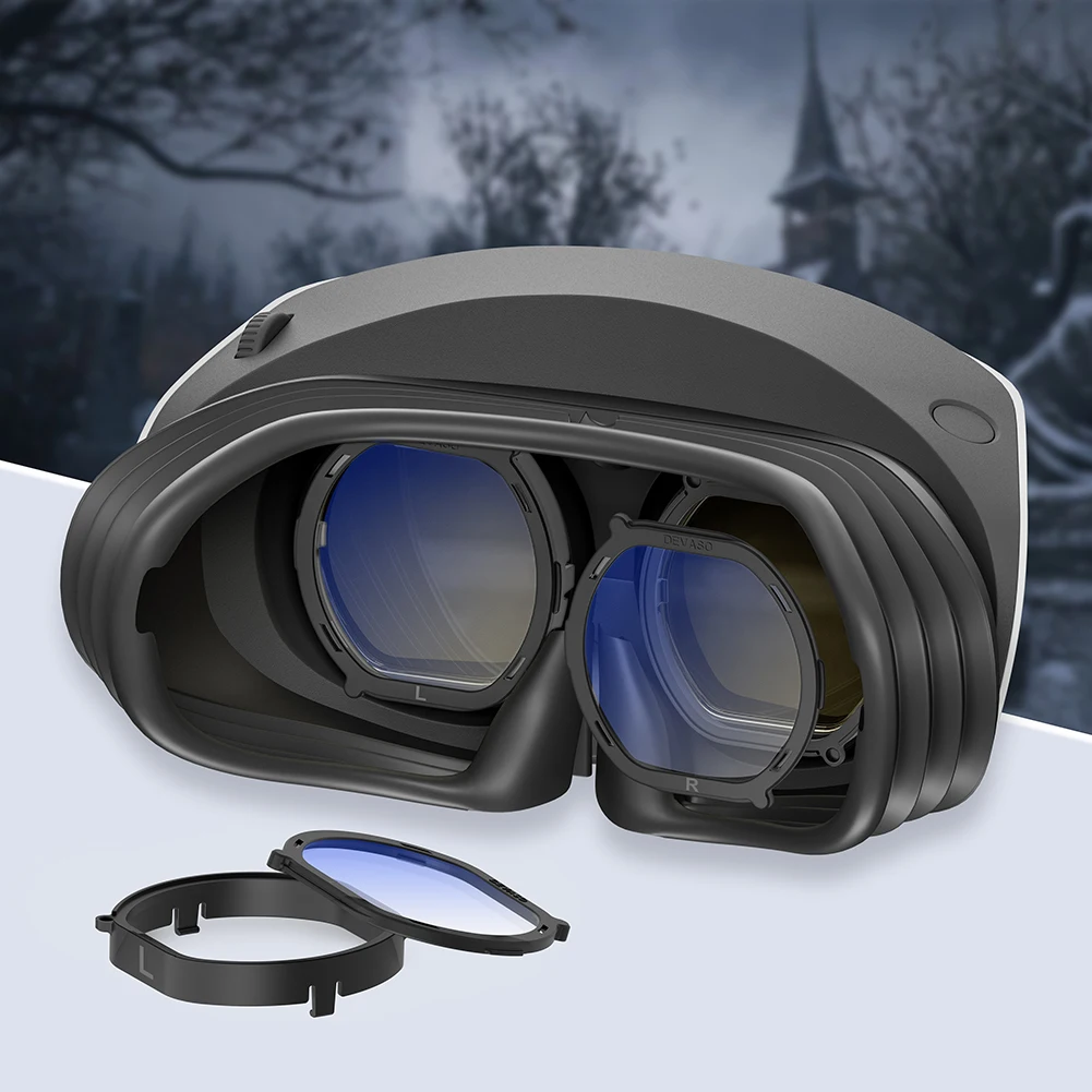 

For Playstation VR2 VR Prescription Lenses Anti Blue Glasses Quick Disassemble Protection Frame Anti Scratch Lenses VR Accessory