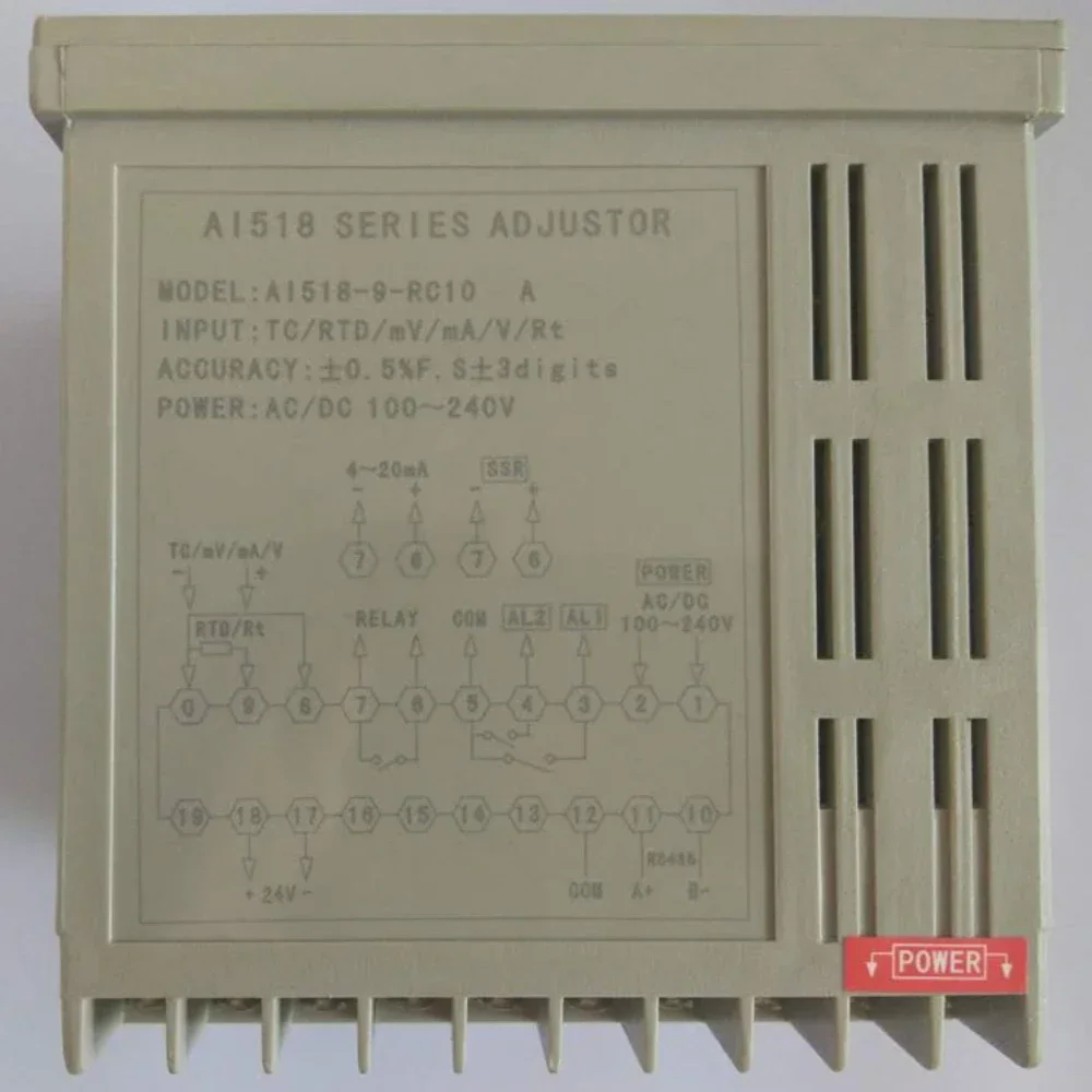 AI518-7/8/9-RC10/DC10/DC18/SC10 Интеллектуальный ПИД-регулятор температуры TOKY