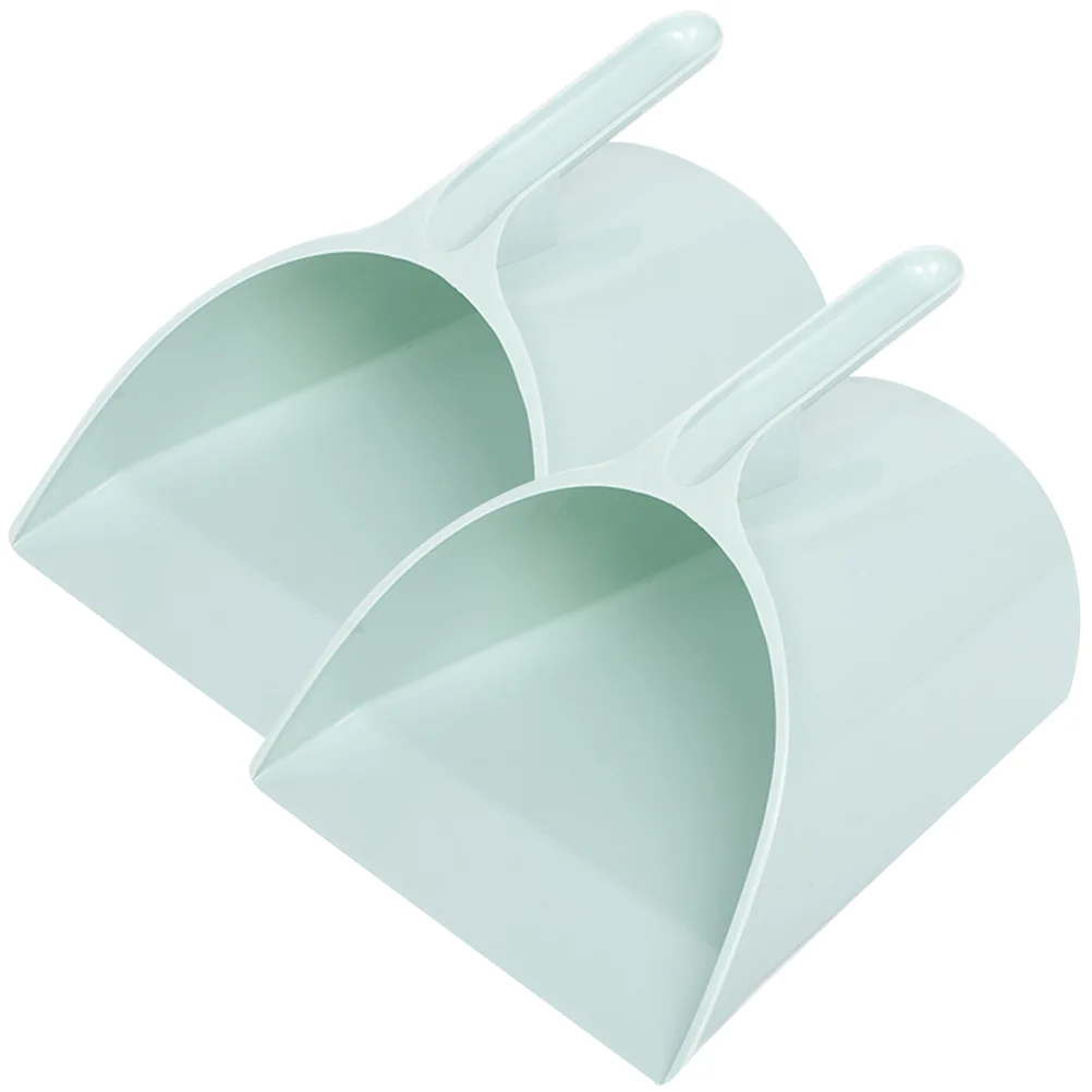 

2 Pcs Dustpan Garbage Home Car Handheld Cleaning Kitchen Plastic Desktop Broom