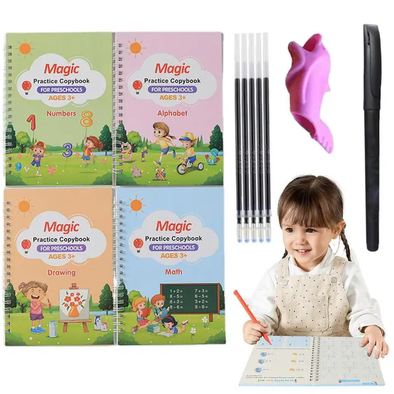 

4 шт., магические желобки для каллиграфии