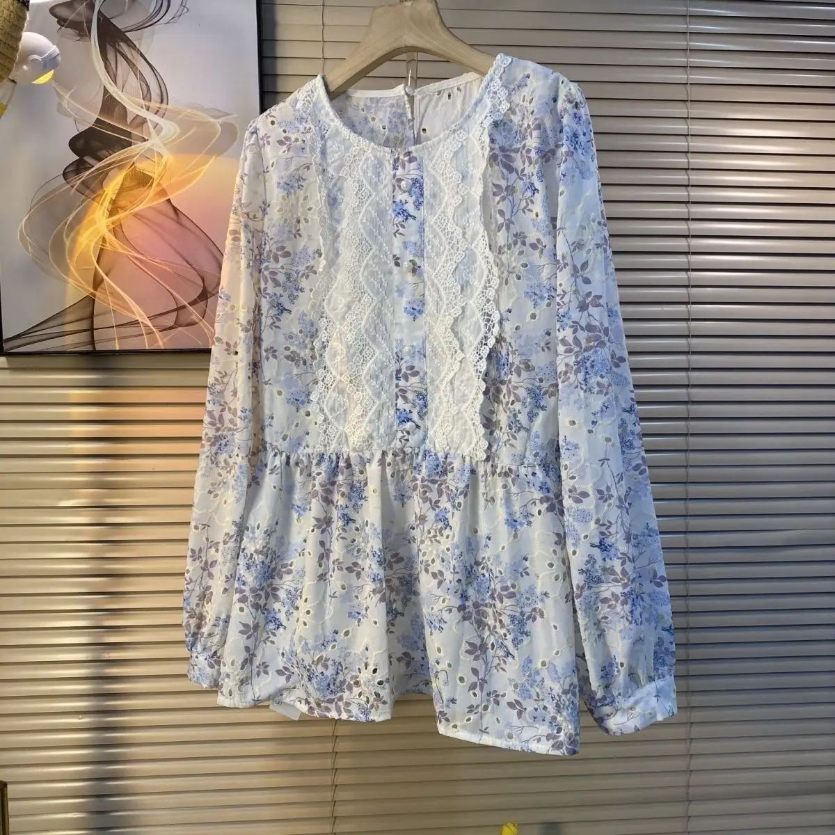 Женская свободная рубашка с вышивкой Свободный пуловер оверсайз разными цветами