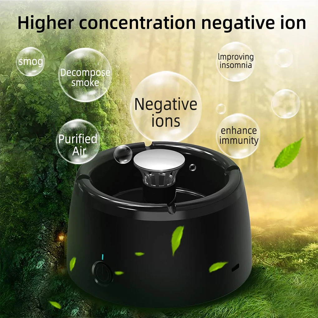 

Ashtray Rechargeable Portable Ashtrays Smart Filter Dad Husbands Uncles