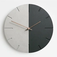 29 cm nordic personality wall clock simple modern fashion mute watches free punching wall mounted clock household decoration