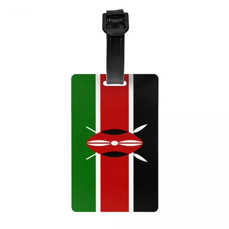 

Кения флаг багаж бирки для путешествия чемодан Кенийский патриотический конфиденциальный Обложка ID этикетка
