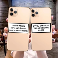 funny letters phone cover for iphone 11 12 13 pro max x xr xs max 6 6s 7 8 plus 13mini shockproof clear soft silicone tpu case