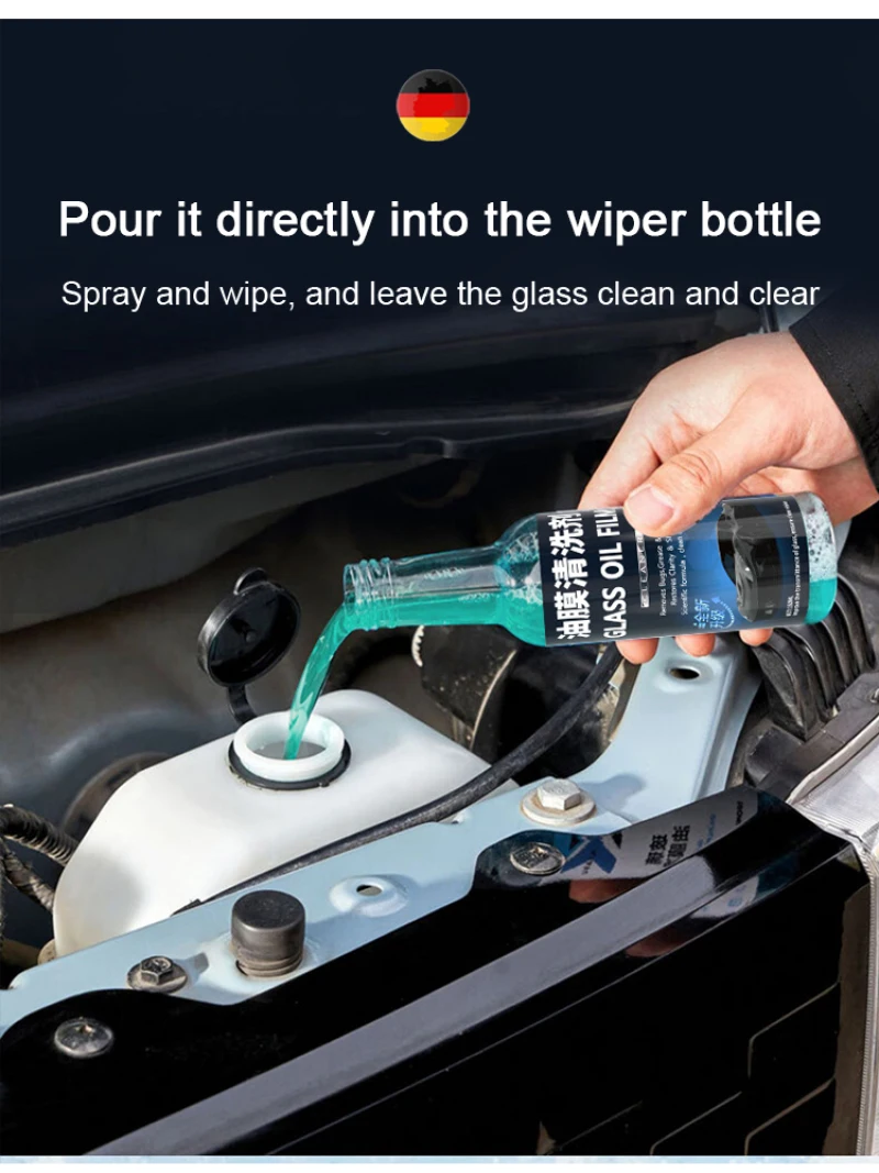 Очиститель масляной пленки для зачистки автомобильного стекла средство