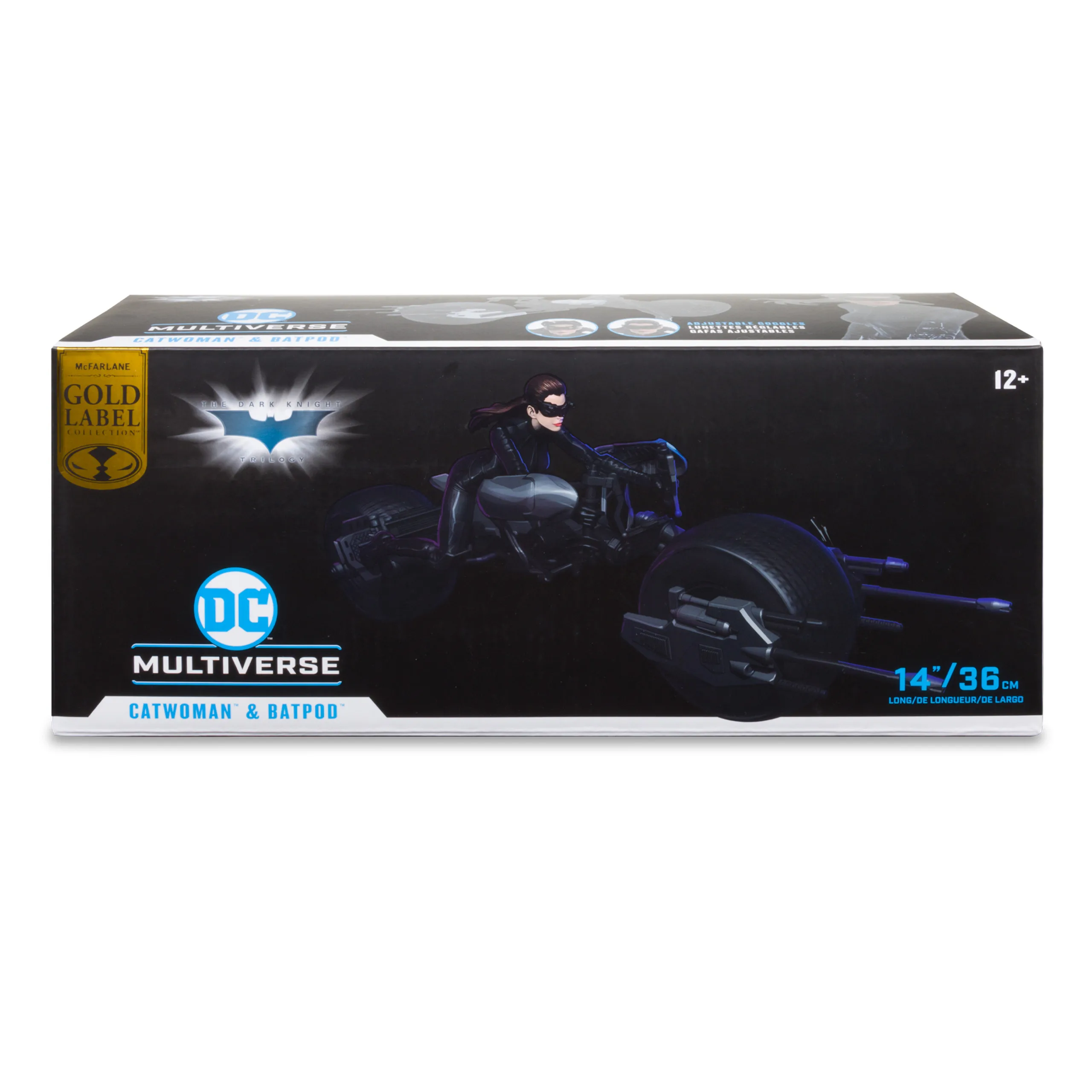 Игрушки McFarlane DC Multiverse Женщина-кошка и батпод (Темный рыцарь поднимается)