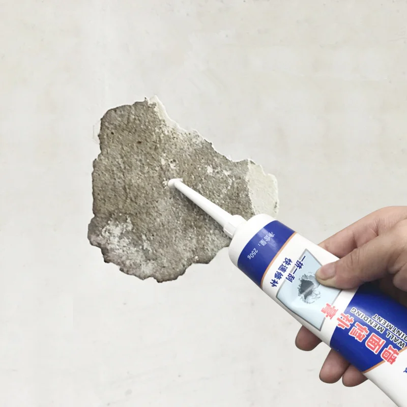 Универсальная паста для восстановления и ремонта стен "Universal Mending Paste Repair Cream", герметизация трещин и отслоений, скребок, 250 г.