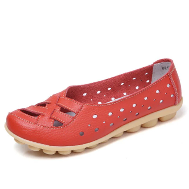 

Women Flats Genuine Leather Women Shoes Female Casual Flat Ballet Women Loafers Shoes Flat Women's Shoes Leather Chaussures Femm