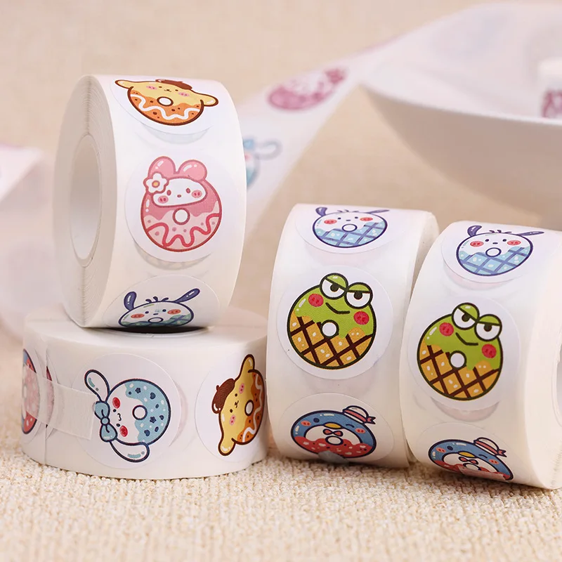 

Sanrio Kawali Hellokitty Kuromi Mymelody Cinnamoroll Pochacco Pompompurin Keroppi Sealing Stickers Adhesive Label Gift For Girls